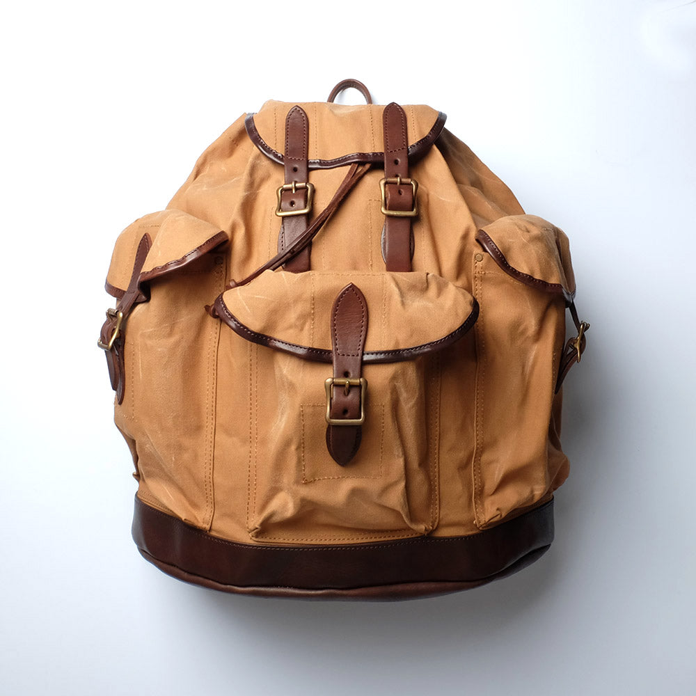 Vasco Canvas Leather Amry Rucksack – WANDERS*