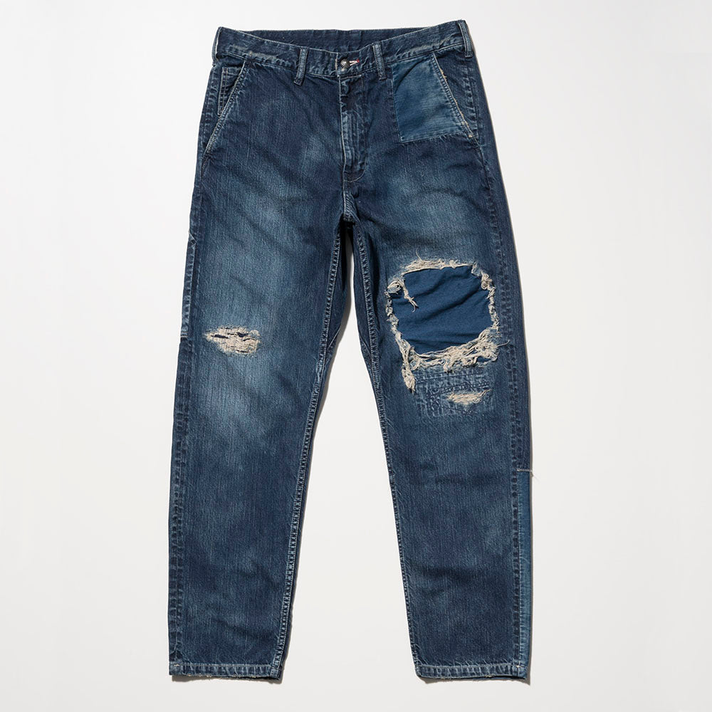 SEVESKIG Crush Used Remake Work Denim – WANDERS*