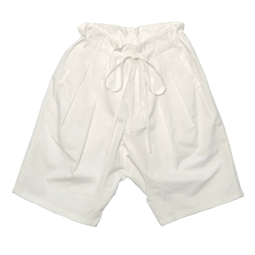 MONITALY M25352 Drop Crotch Shorts White WANDERS