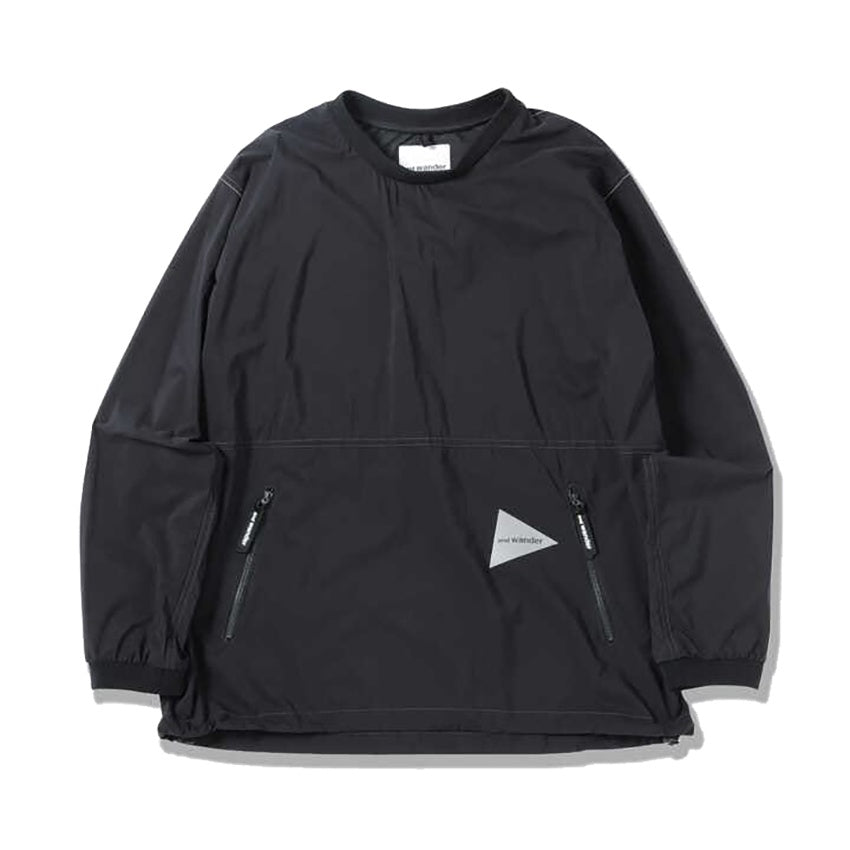 AND WANDER PERTEX wind long sleeve T black – WANDERS*