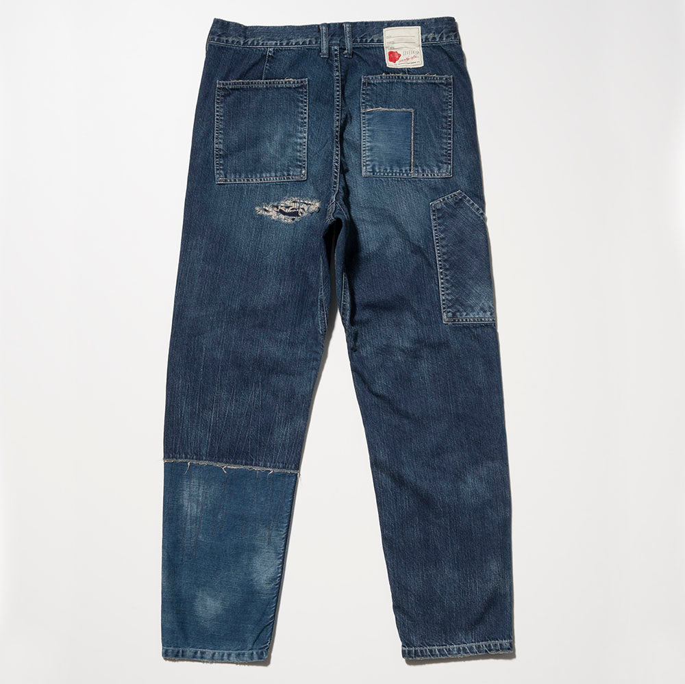 SEVESKIG Crush Used Remake Work Denim – WANDERS*